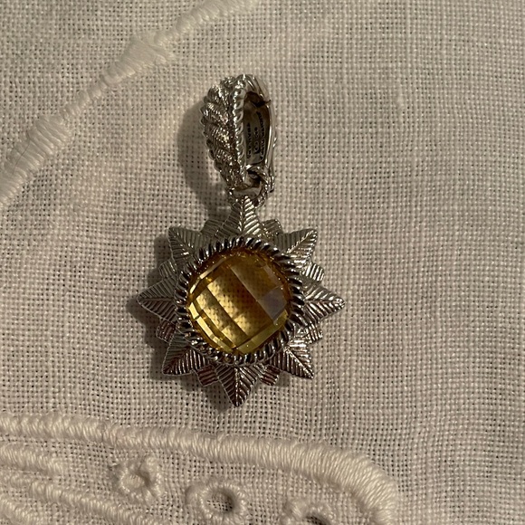 Judith Ripka(new)citrine pendant - Picture 2 of 8
